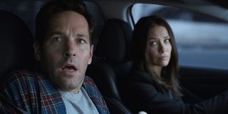 Paul Rudd and Evangeline Lily in Ant-Man and the Wasp