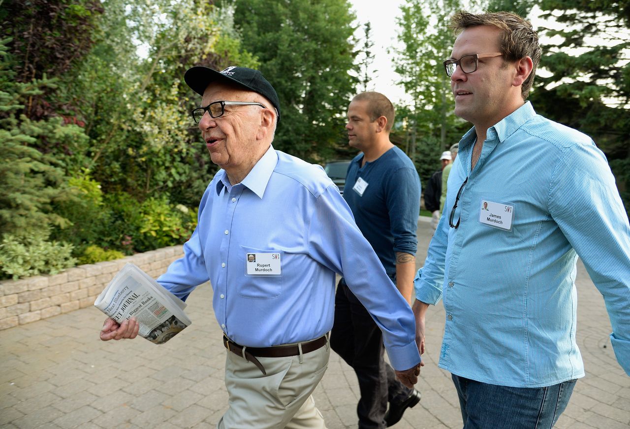 Rupert Murdoch, James Murdoch