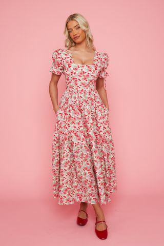 Delilah Dress - Pink Floral