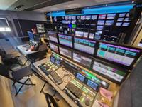 Magna Systems control room of new OB truck