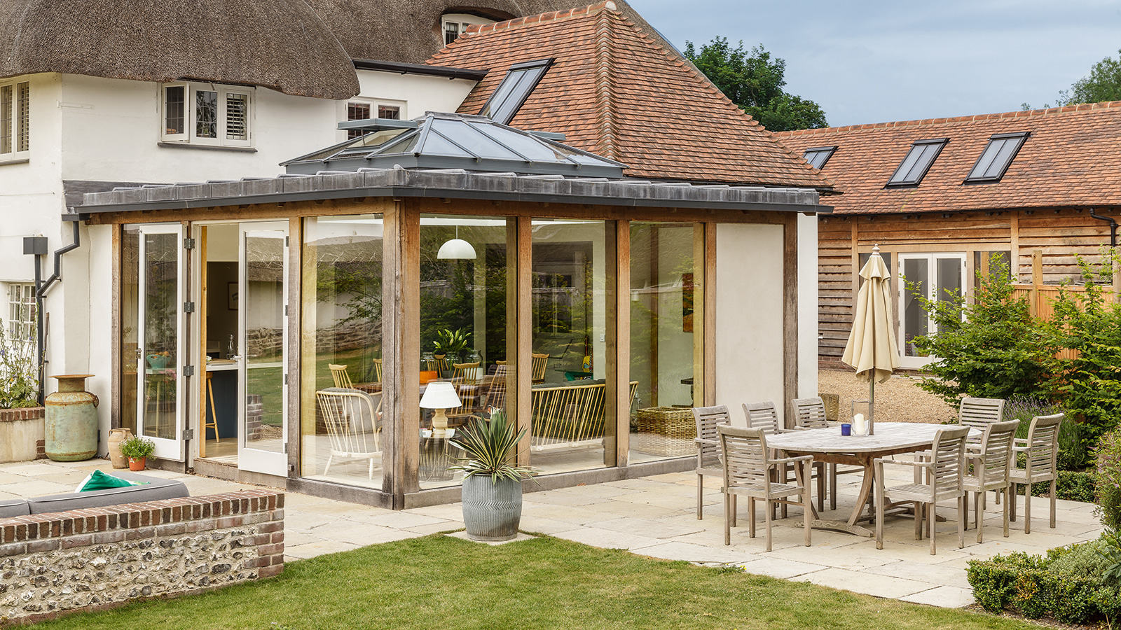 timber frame orangery extension