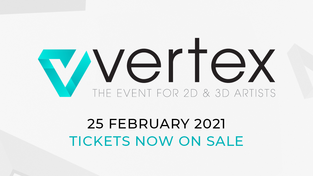  Vertex, the ultimate event for 2D and 3D artists, returns on 25 February 