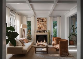 a california inspired living room design