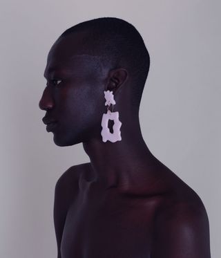 Earrings by emerging jewellery designer