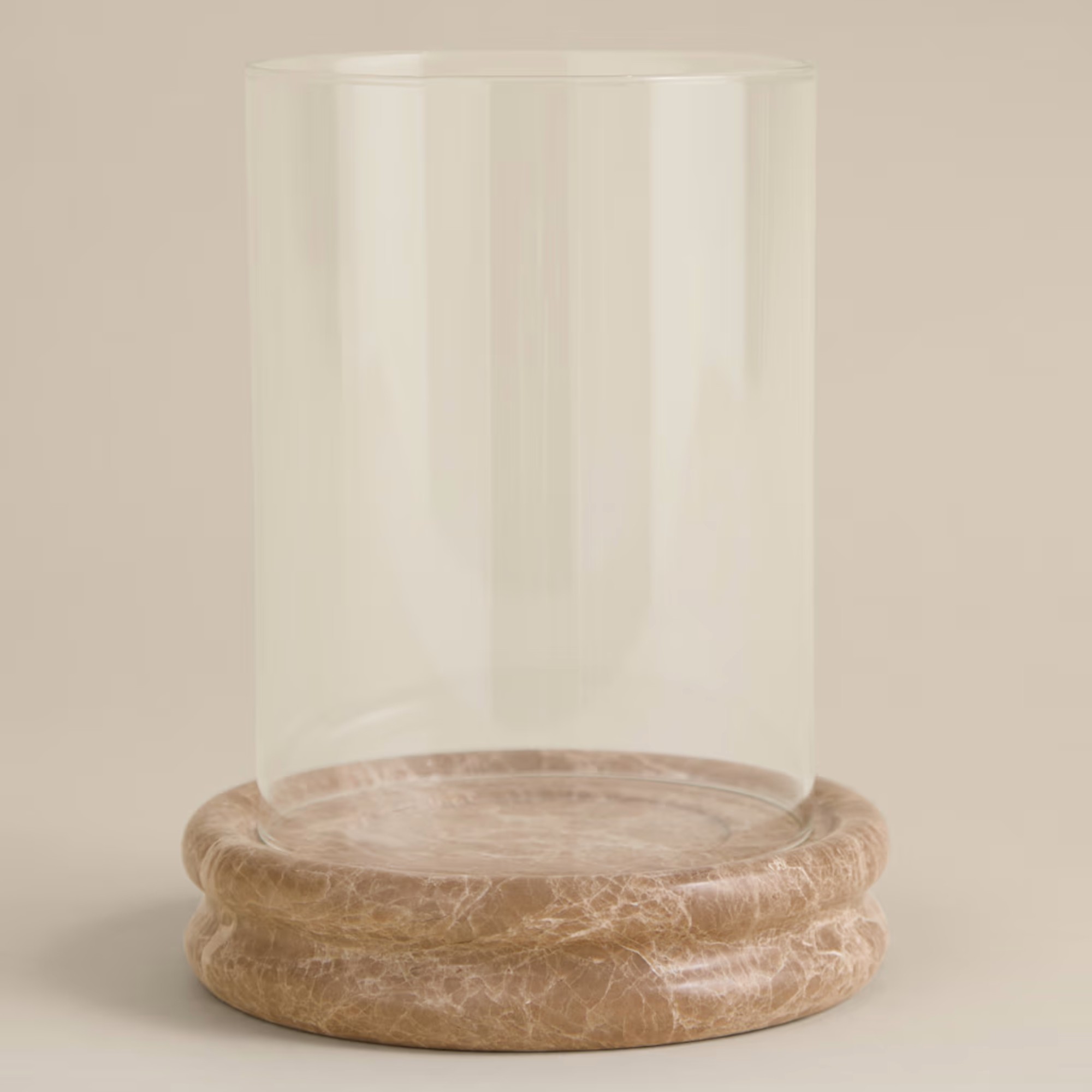 M&amp;amp;S Marble Hurricane Candle Holder