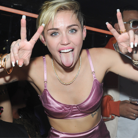 Miley Cyrus attends Miley Cyrus' Official Album Release Party for "Bangerz" at The General on October 8, 2013 in New York City.