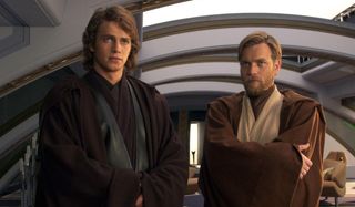 Anakin Skywalker and Obi-Wan Kenobi in Revenge of the Sith