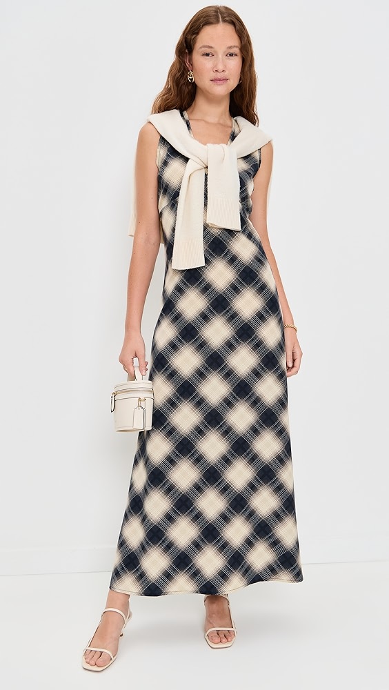 Little Lies Plaid Printed Dress