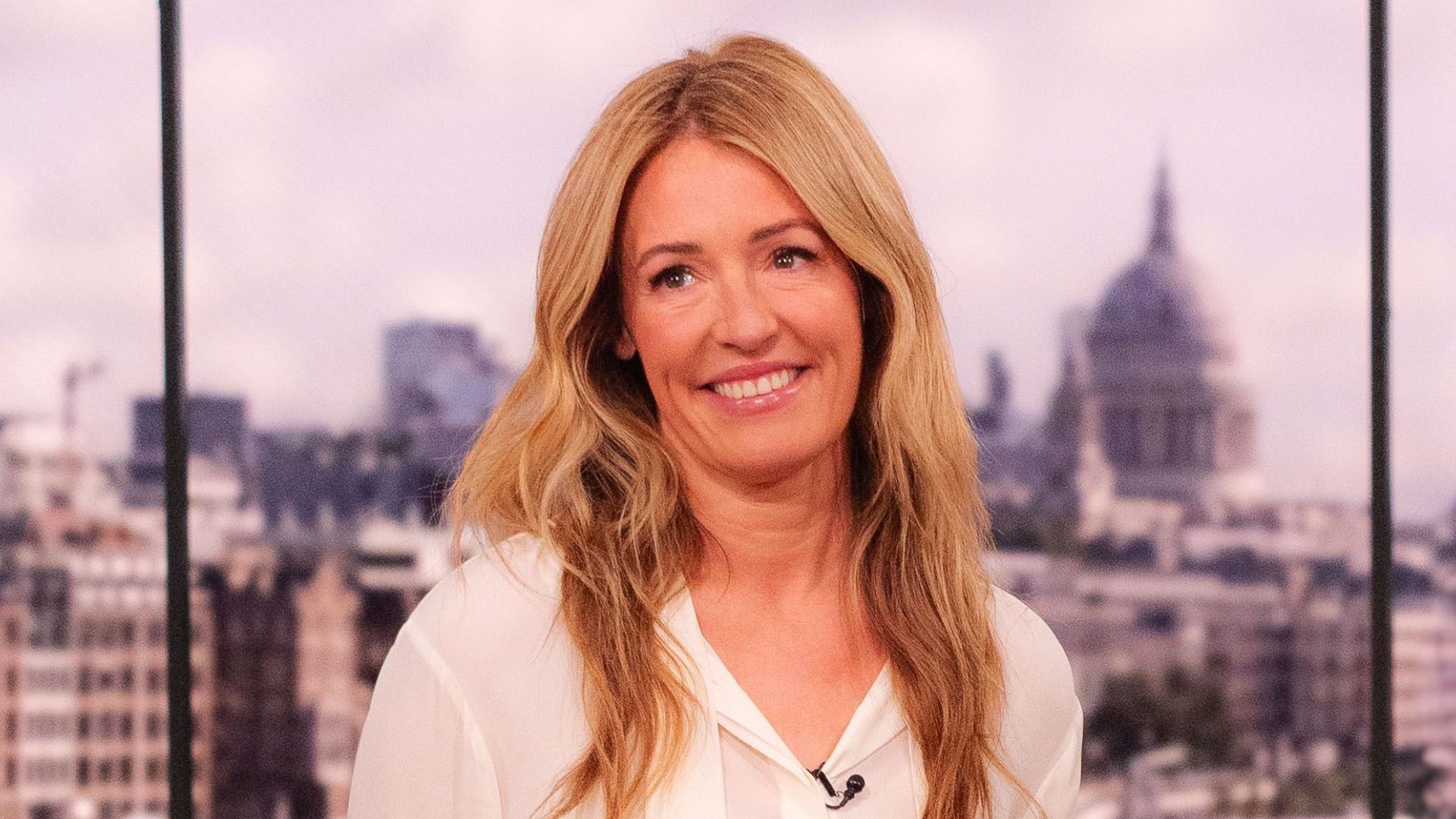 Cat Deeley wearing Farm Rio midi skirt on This Morning on 26 January, 2026