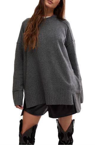 Phoebe High-Low Tunic Sweater