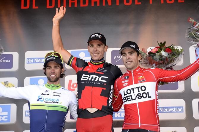 Michael Matthews (Orica-GreenEdge), Philippe Gilbert (BMC), Tony Gallopin (Lotto-Belisol)