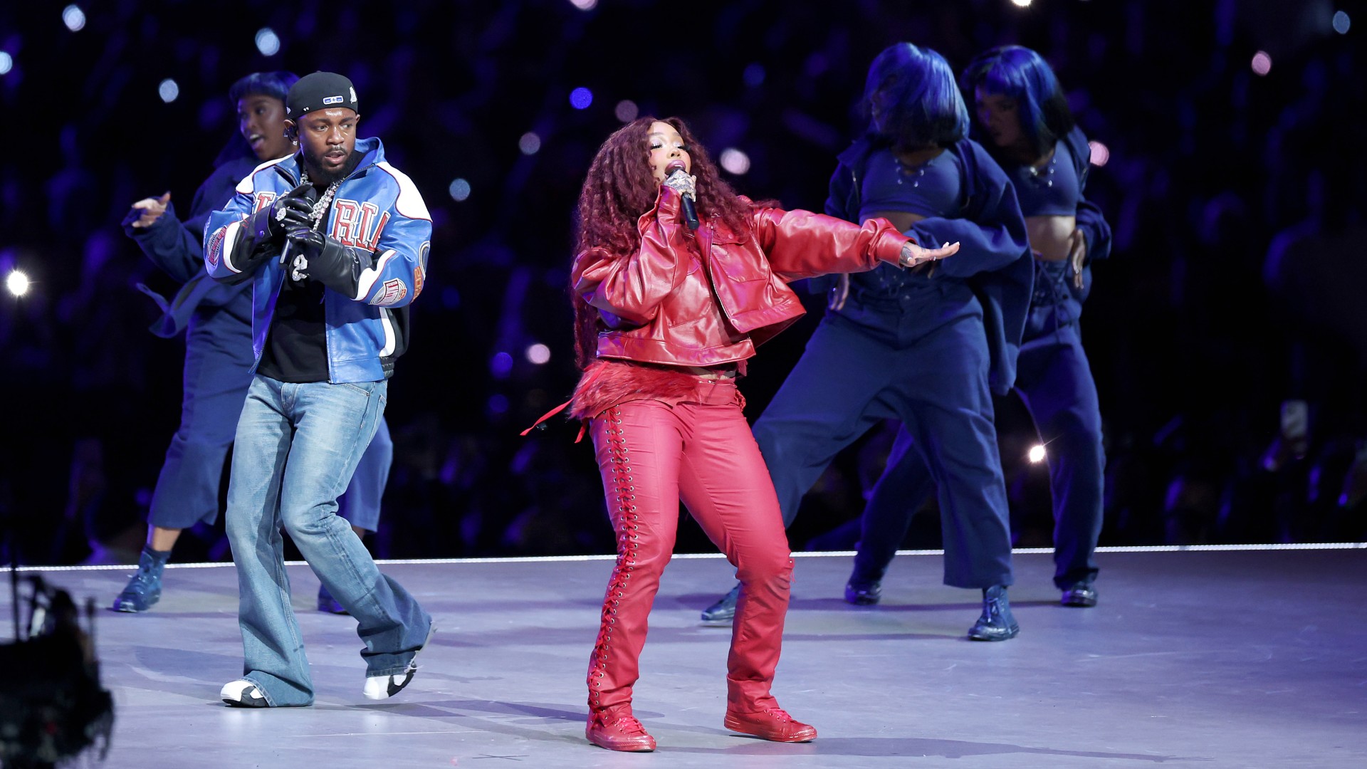 Kendrick Lamar and SZA