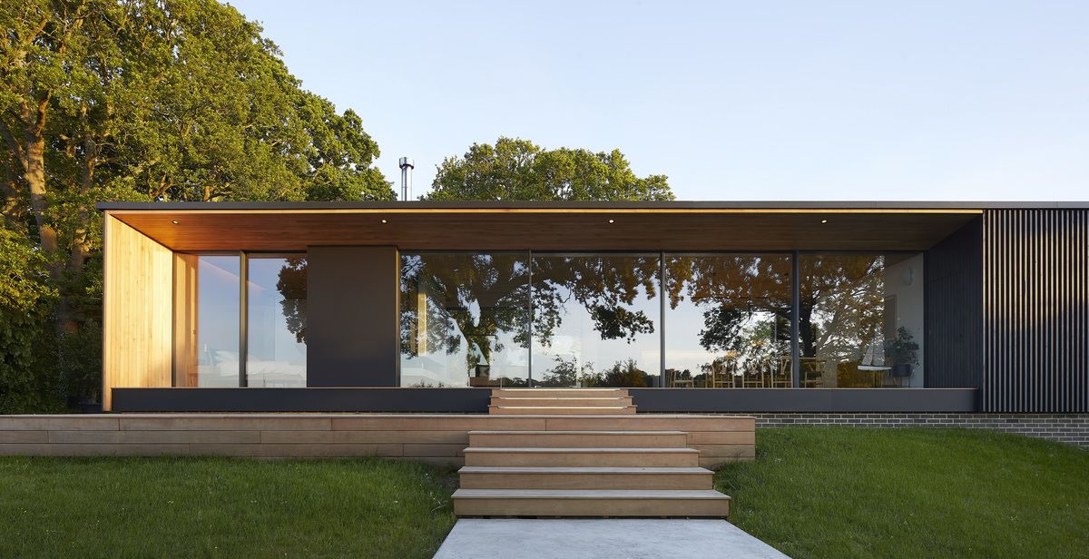 a isle of wight self build elevated to be resilient to floods