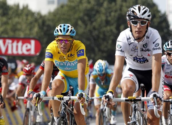 Wherever Andy Schleck went, Alberto Contador was sure to follow.