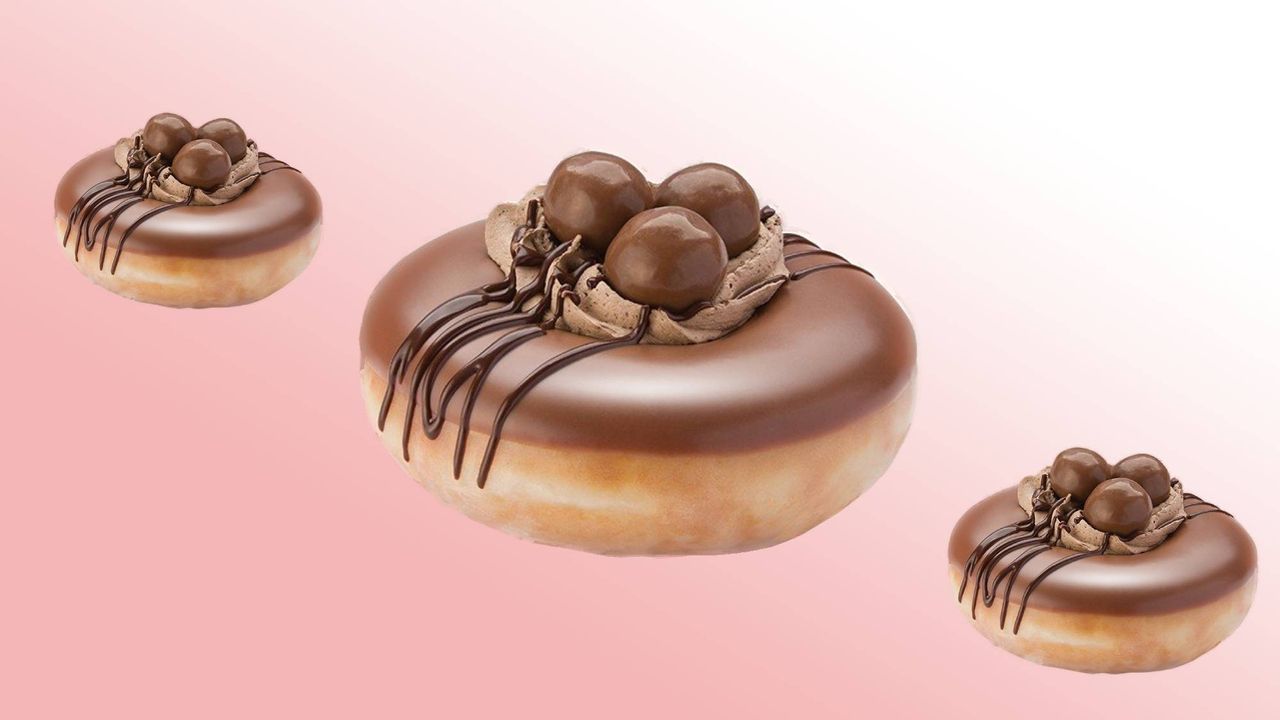 krispy kreme malteser doughnut