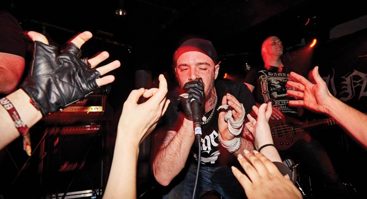 Shining on stage at London&#039;s Underworld