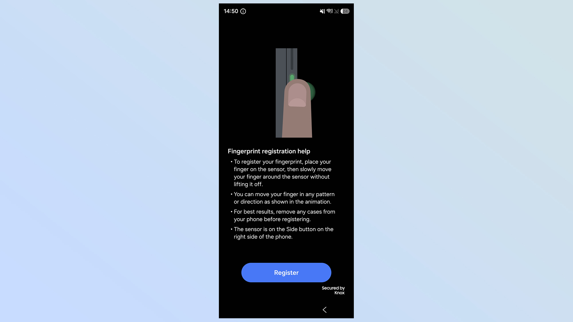 galaxy z fold 8 ultra fingerprint scanner