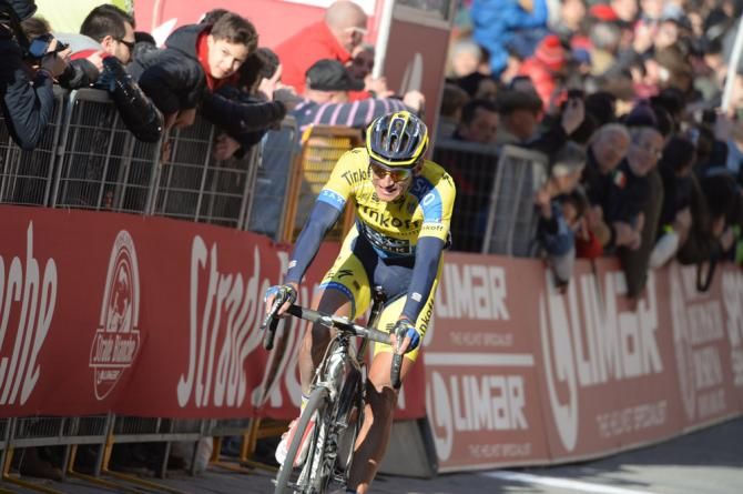 Roman Kreuziger (Tinkoff-Saxo) crossed the line for 5th place at Strade Bianche