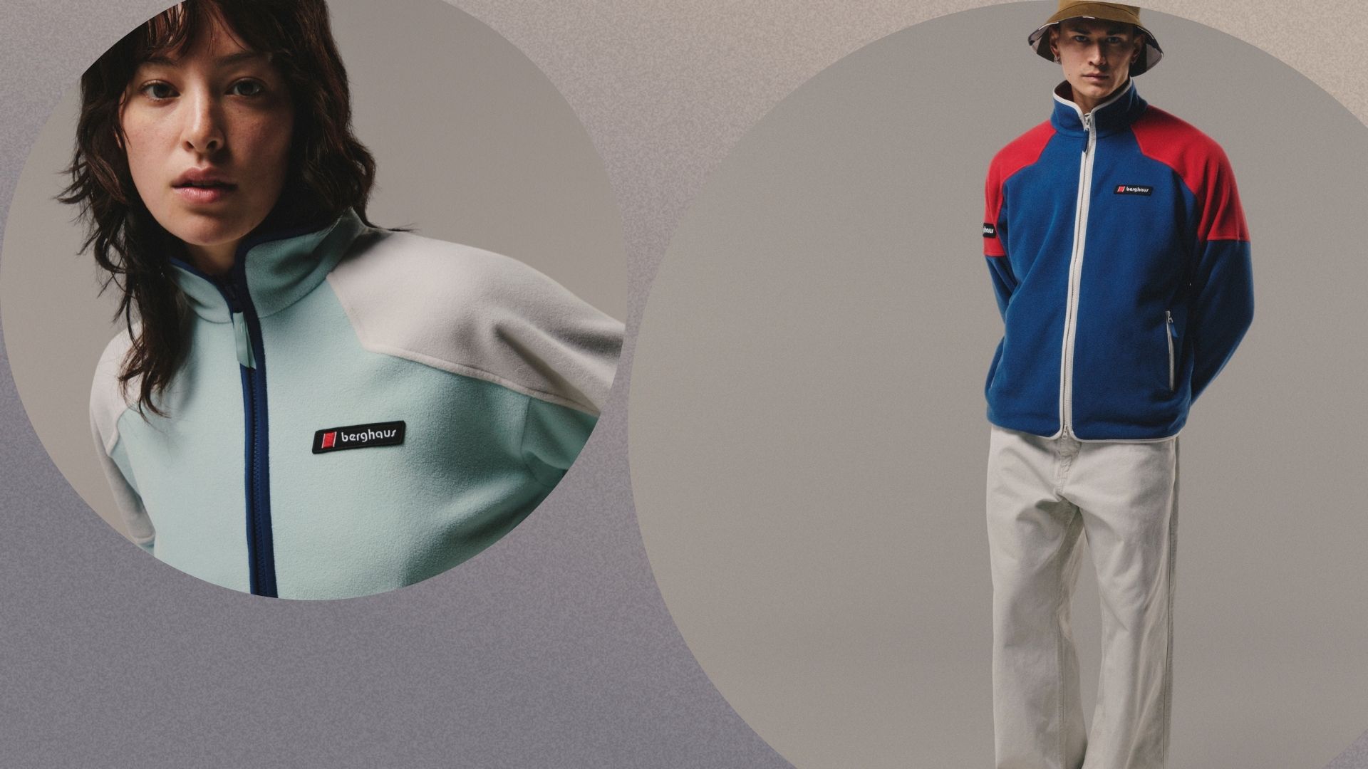 Berghaus 1997 Fleece in Green and in Blue