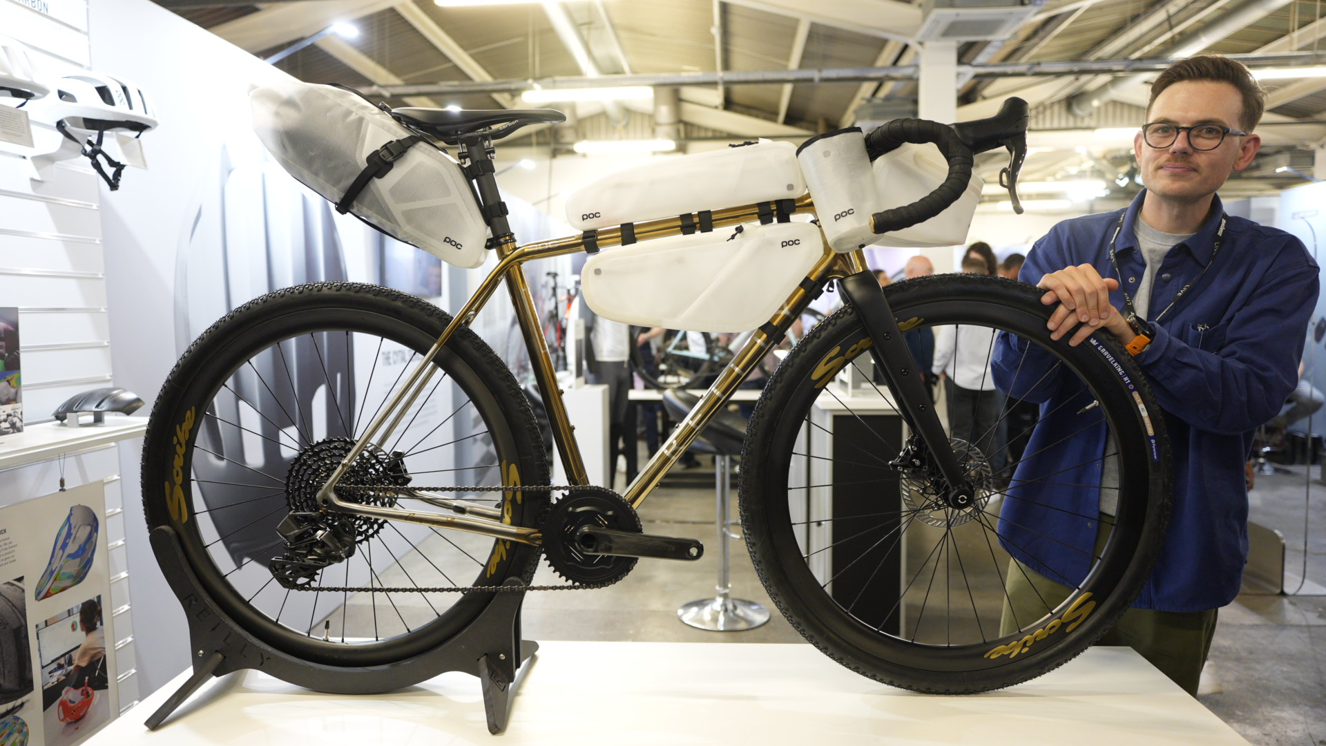 close up details of expensive bikes