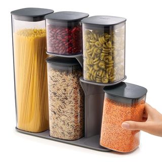 Joseph Joseph Podium Dry Food Storage Container Set With Stand