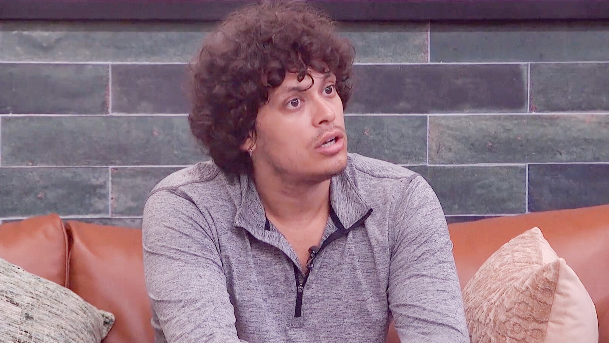 Jason looking surprised on Big Brother Season 28