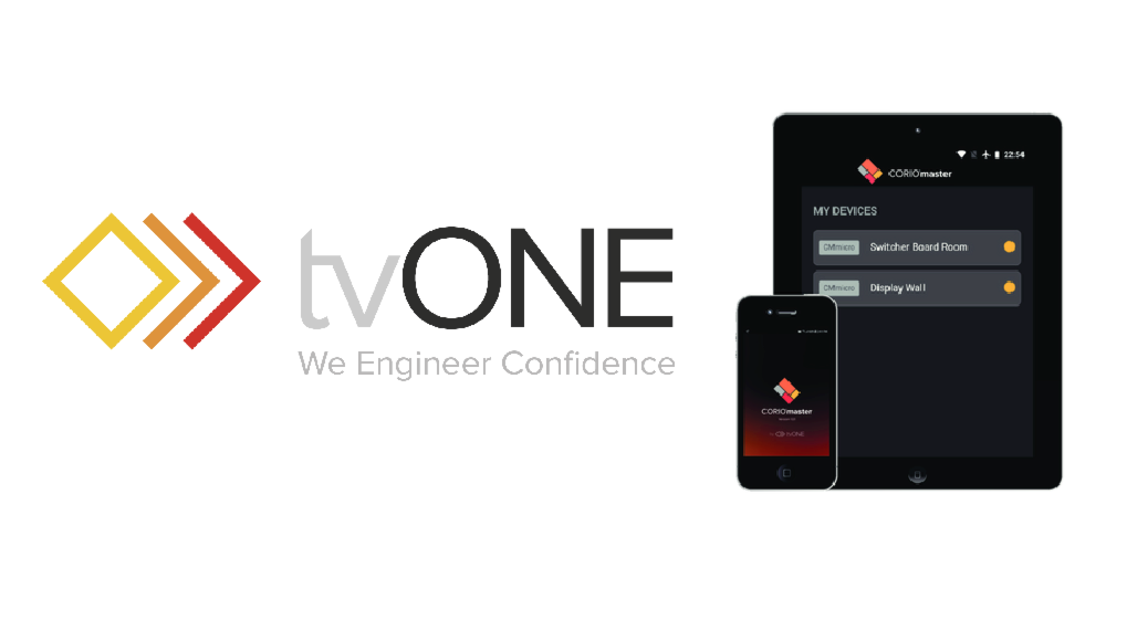 tvONE Debuts CORIOmaster App for Smartphones, Tablets