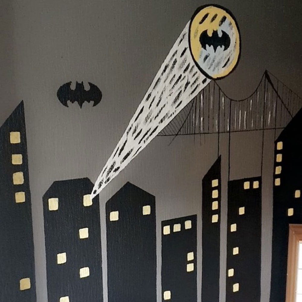 The Batman bedroom this mum created for her son is amazing... and it cost  just £66 | Ideal Home