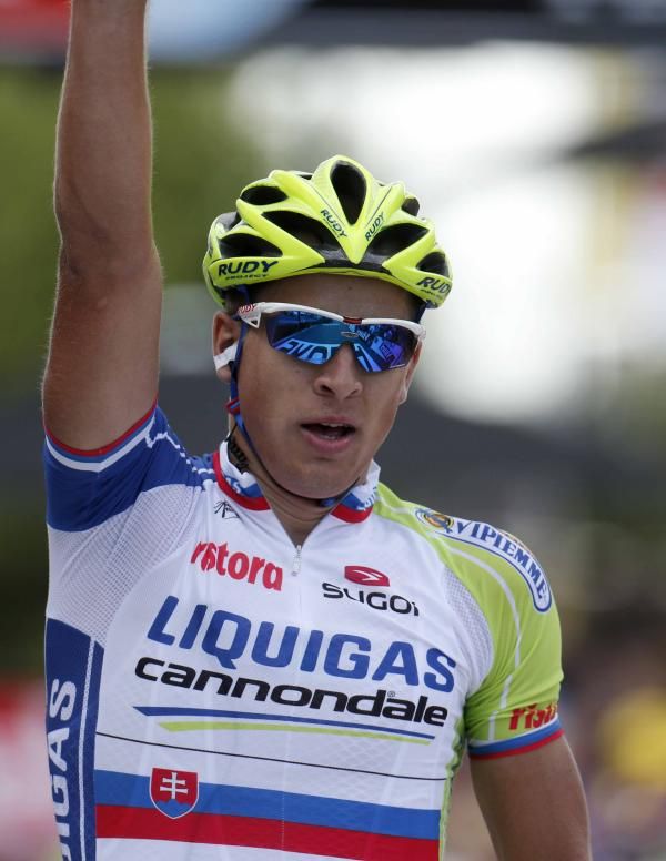 Peter Sagan (Liquigas-Cannondale) laws down the law.