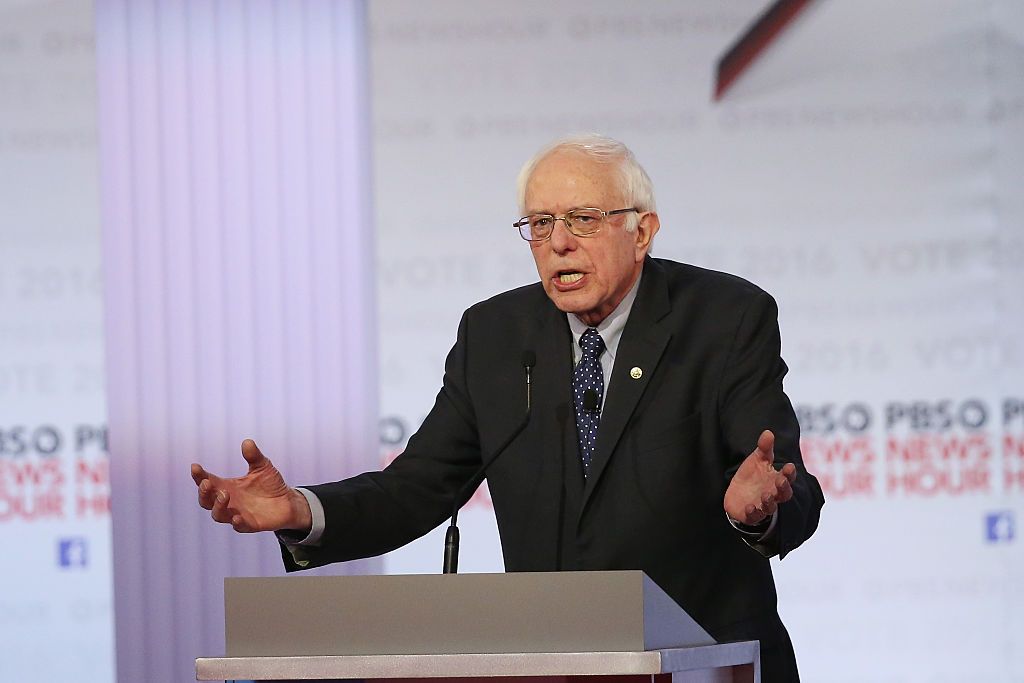 Bernie Sanders reminds Hillary Clinton she&amp;#039;s not in the White House