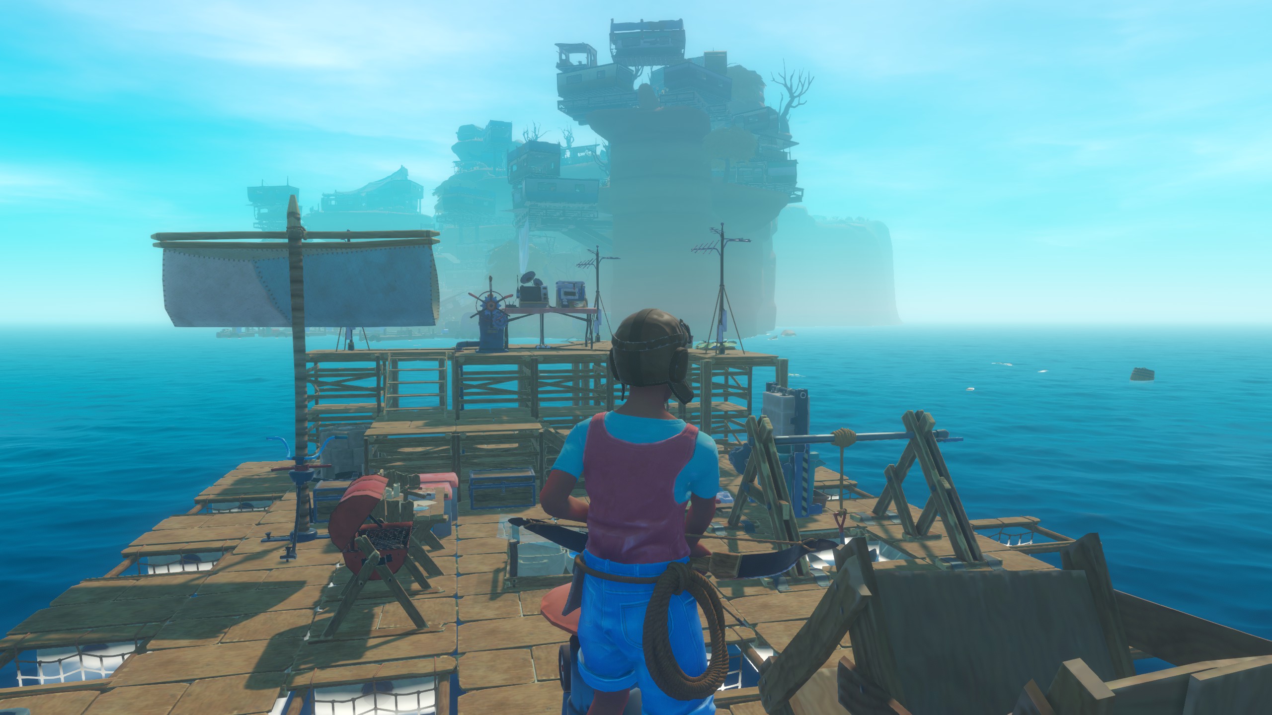 Скриншот игрового процесса Raft