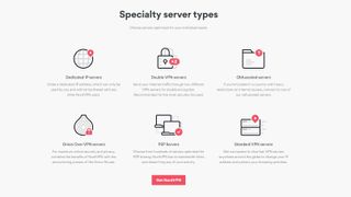 NordVPN Server Categories