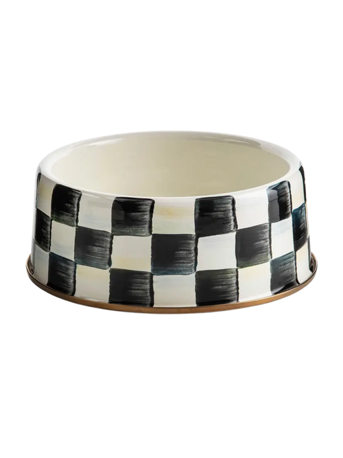 Large Courtly Check Pet Dish