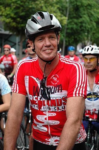 A rider from Wynnum Redlands CC.