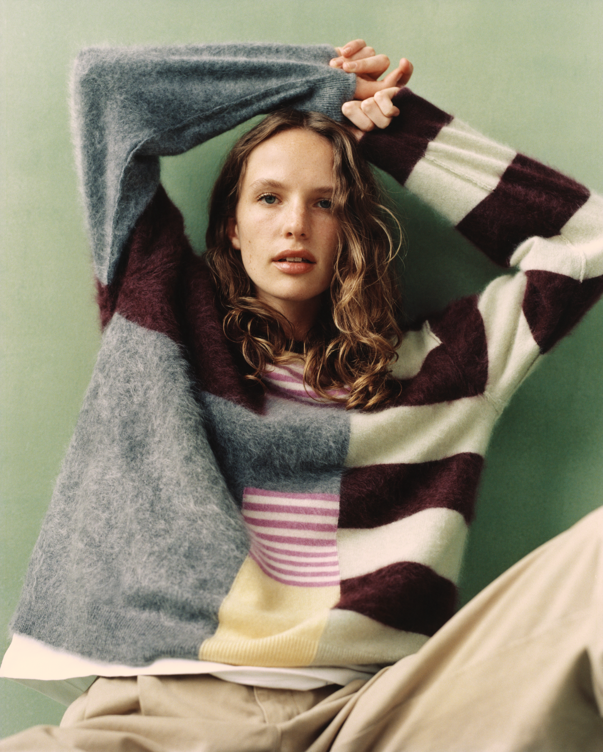 campaign photos for the Banana Republic x Zankov collaboration for fall winter 2026