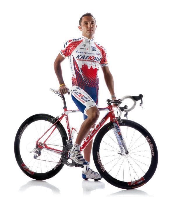 Joaquim Rodr&iacute;guez in the 2011 Katusha team kit