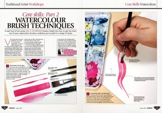 IFX 163 watercolour brush spread