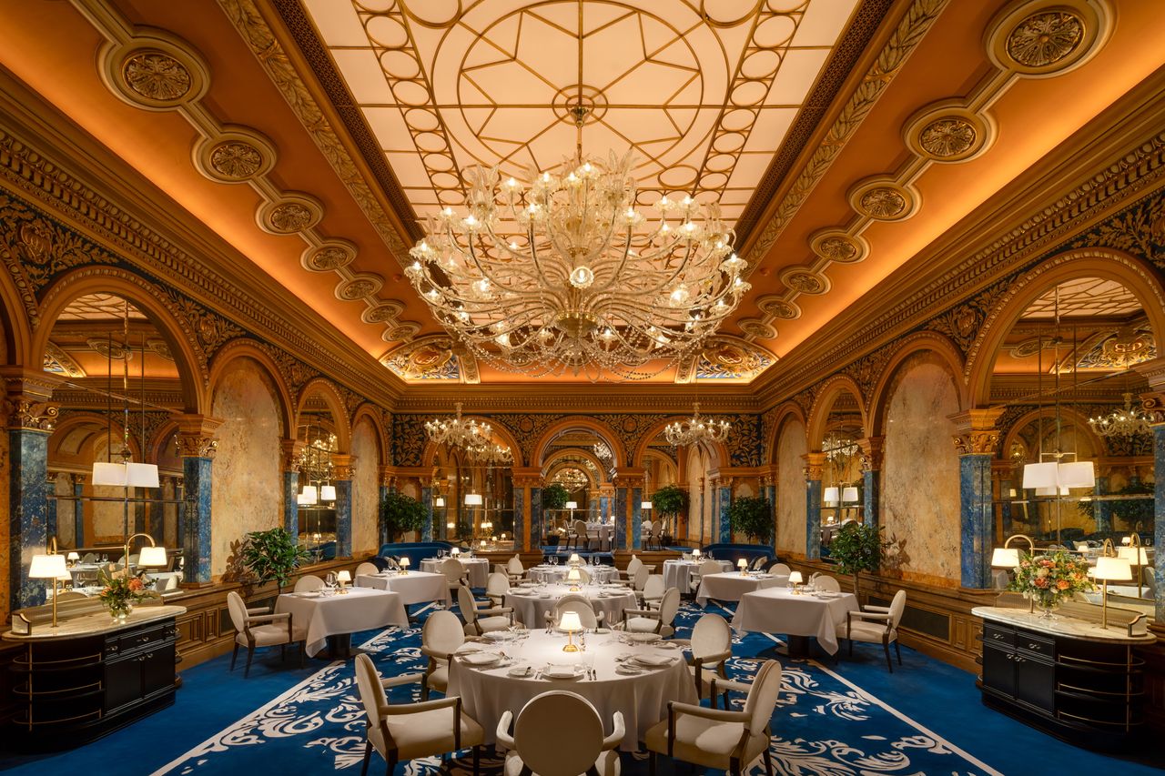 the main dining room. and its dome
