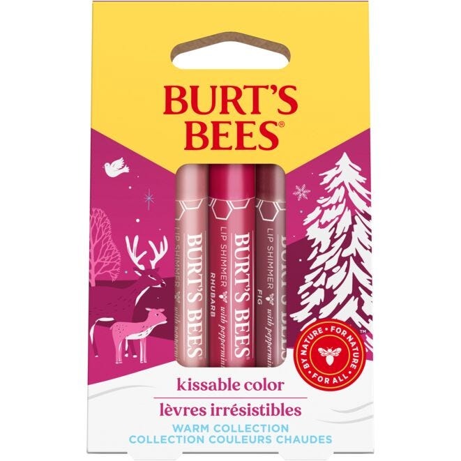 Burt's Bees, set de regalo en colores besables en cálido