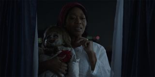 Alfre Woodard in Annabelle with doll