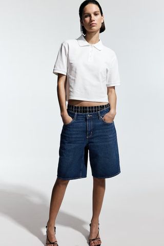 H&M, Low Denim Shorts