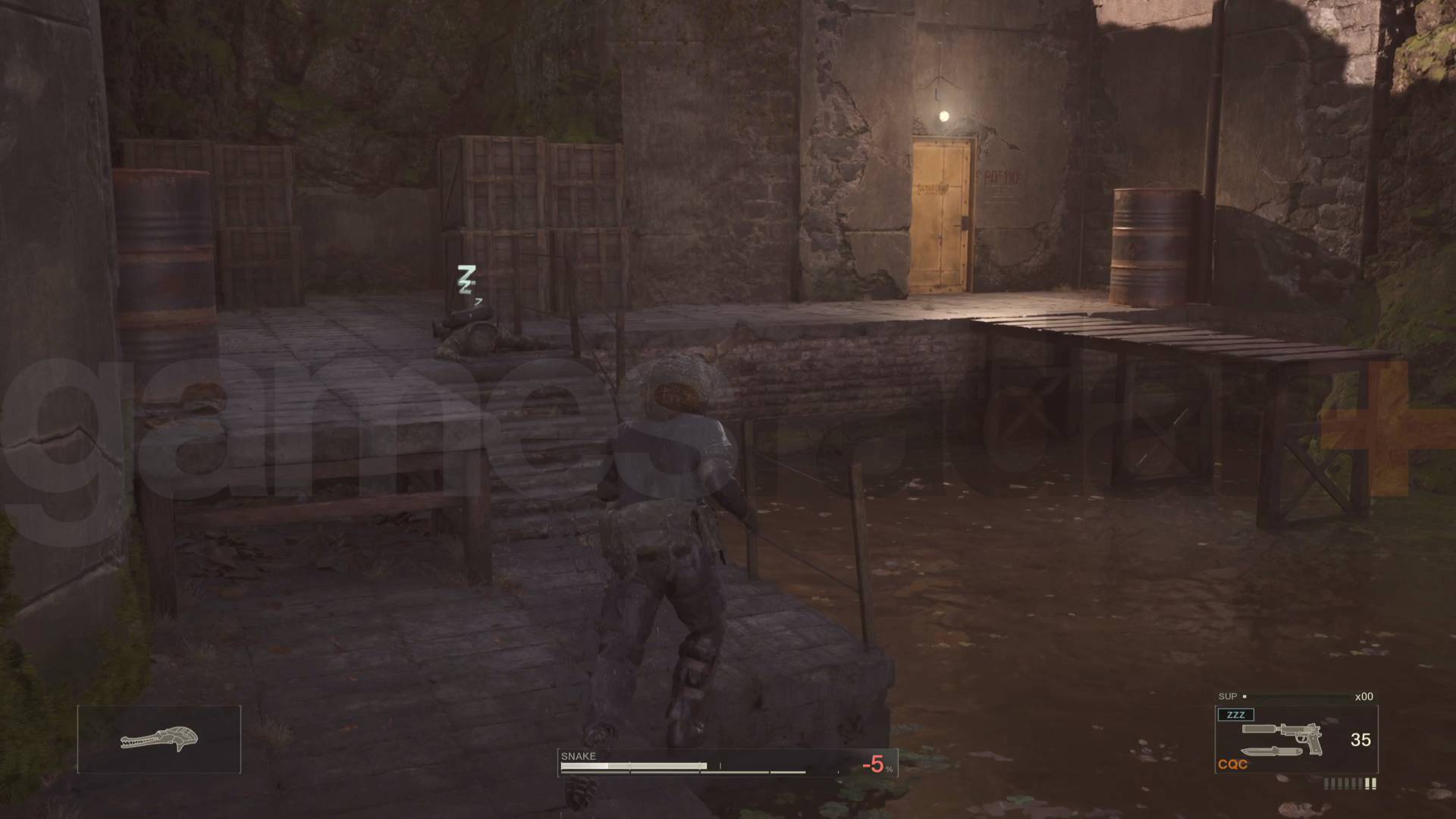 Weapon store where you get sniper rifle in MGS Delta