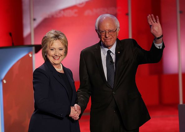 Hillary Clinton and Bernie Sanders.