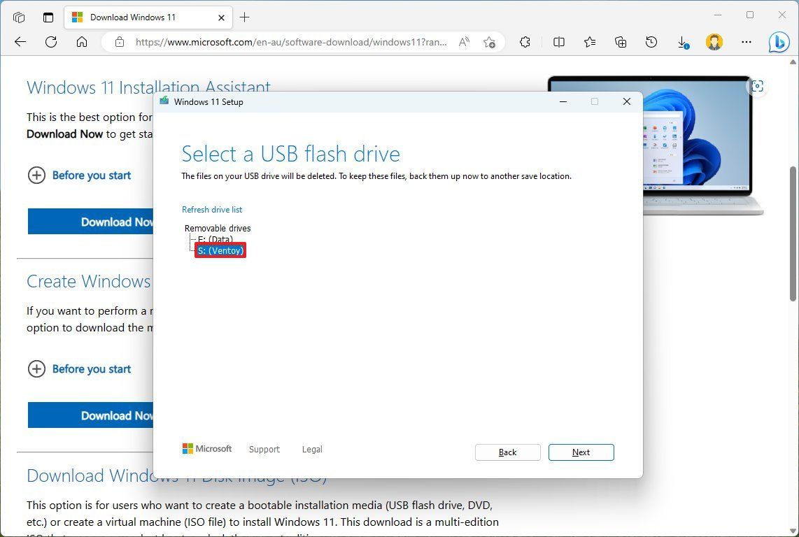 download windows 11 usb flash