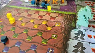Clank! Catacombs board and dragon mover