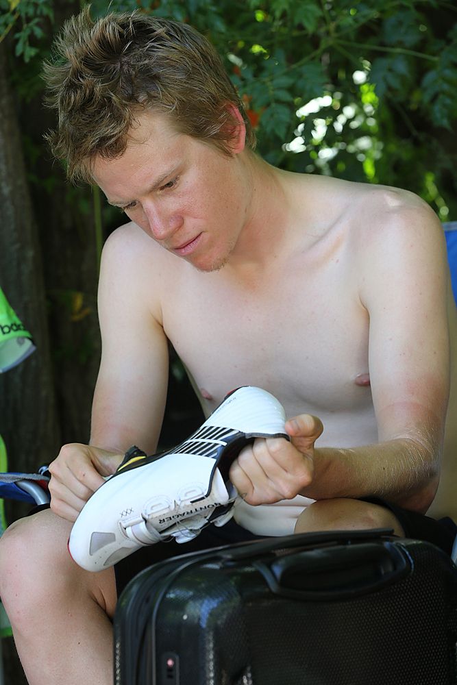 Lawson Craddock before the stage