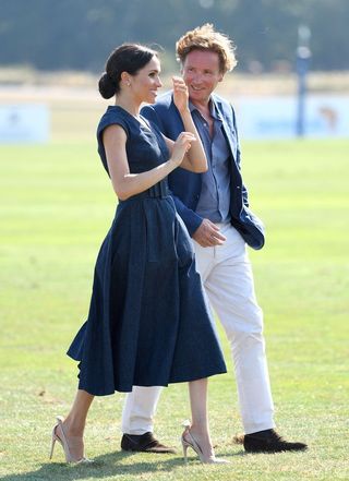 Meghan, Duchess of Sussex attends the Sentebale ISPS Handa Polo Cup