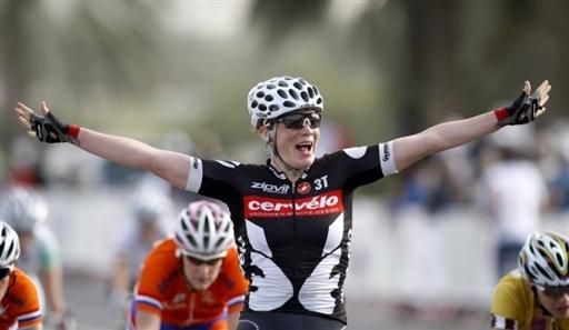 Despite winning the overall twice, it was Kirsten Wild's first stage win in Qatar