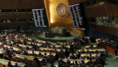 The UN General Assembly votes to condemn Trump’s stance on Jerusalem