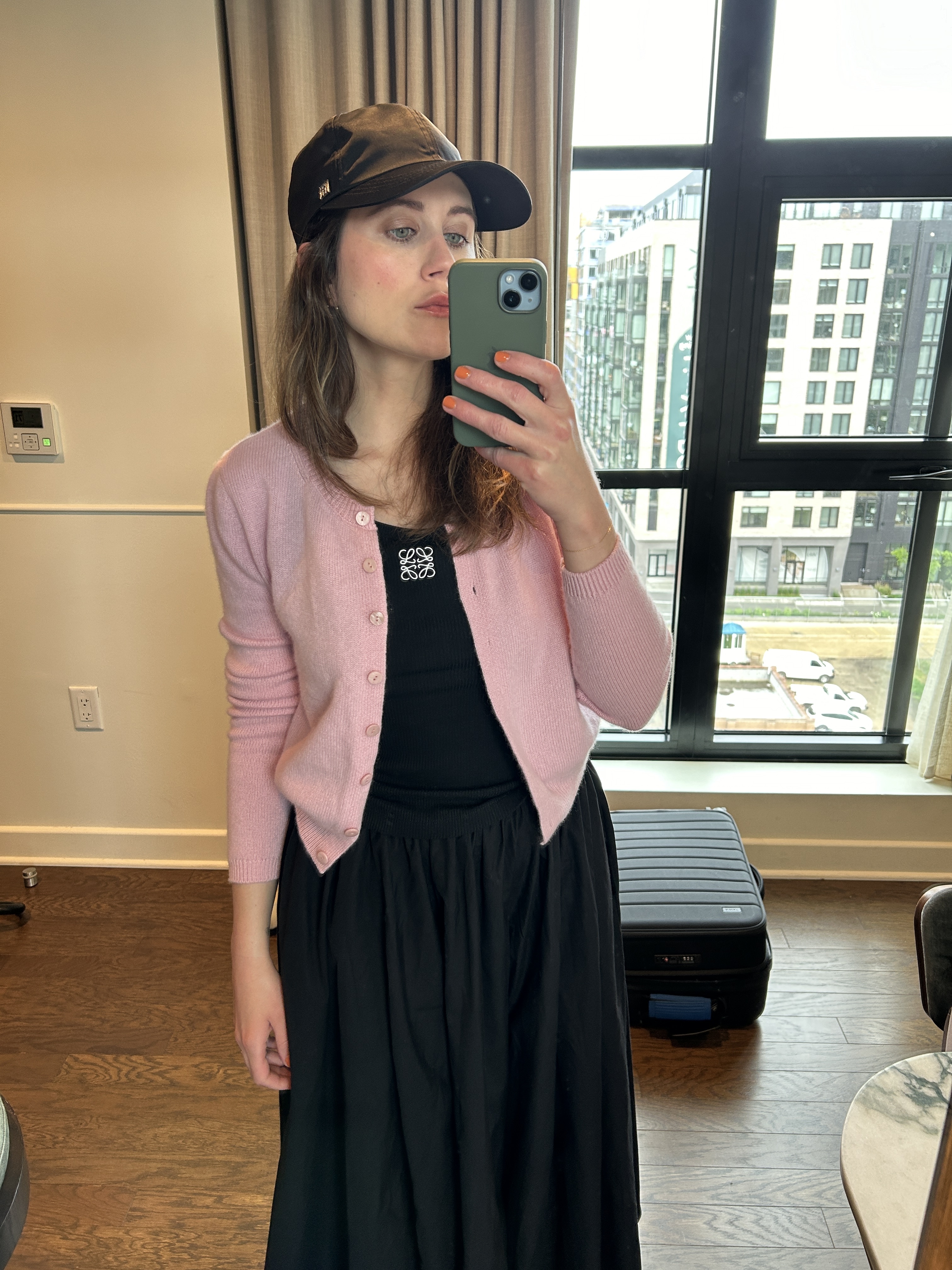 Allyson Payer wearing the Free People Lowen Skirt.